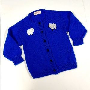 VINTAGE 90’s AN ORIGINAL LAMB KNITTED SWEATER BY SUSAN G. FELTMAN  SIZE 4T